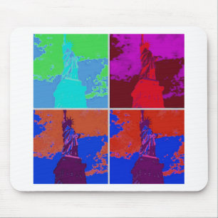 Frihetsgudinnan Pop Art Stil Musmatta