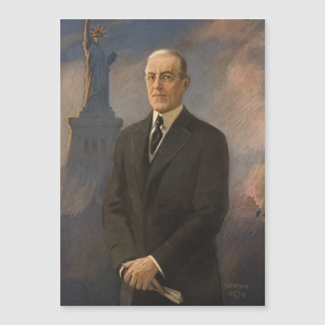 Frihetsgudinnan & President Woodrow Wilson (Framsida)