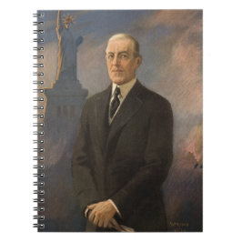 Frihetsgudinnan & President Woodrow Wilson Anteckningsbok