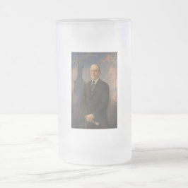 Frihetsgudinnan & President Woodrow Wilson Frostat Ölglas