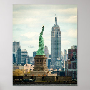 Frihetsgudinnan Shuttle Empire state poster