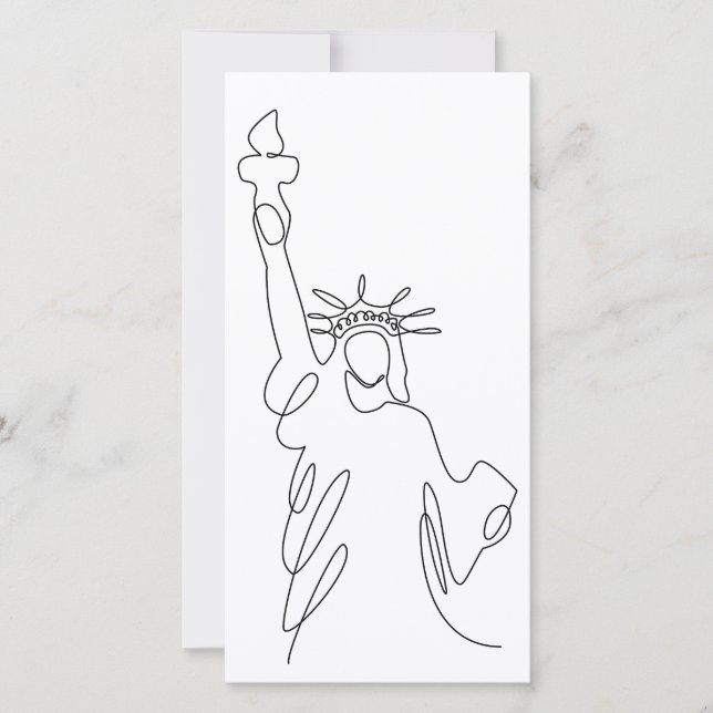 Frihetsgudinnan silhuette (Framsida)