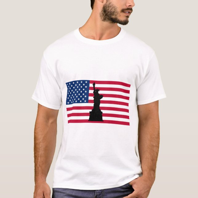 Frihetsgudinnan T Shirt (Framsida)