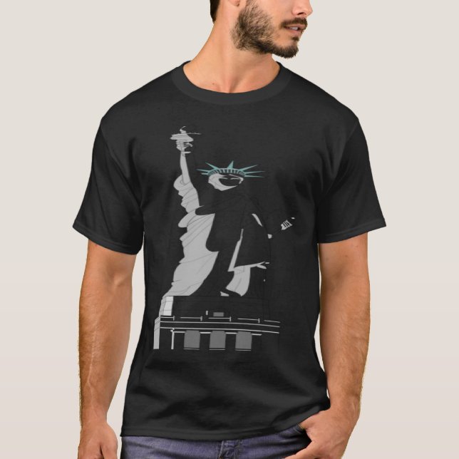 Frihetsgudinnan T Shirt (Framsida)