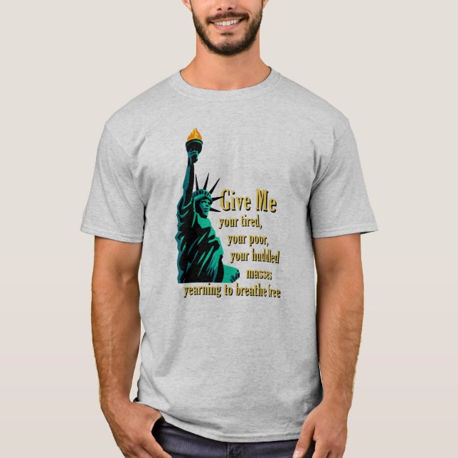Frihetsgudinnan t-shirt - frihet (Framsida)