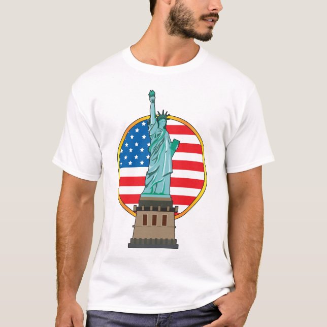 Frihetsgudinnan Tee Shirt (Framsida)