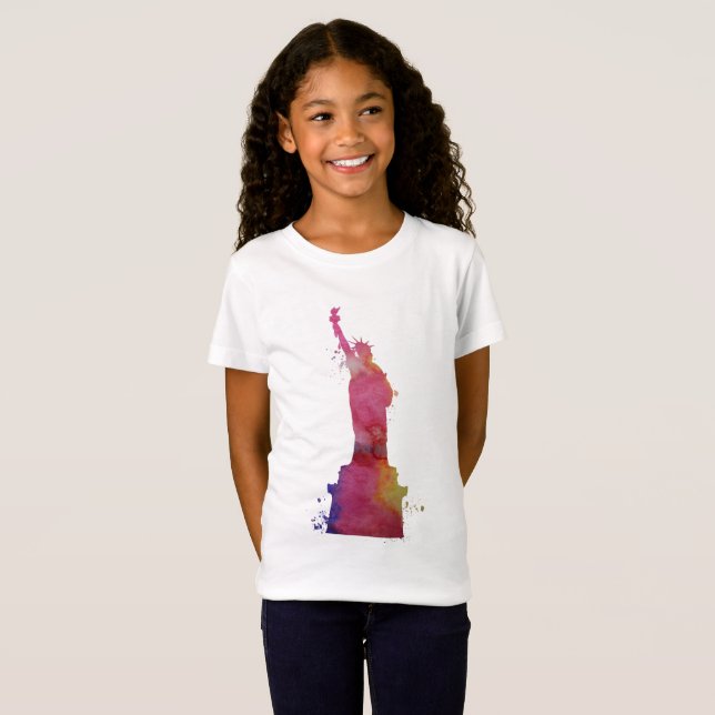 Frihetsgudinnan Tee Shirt (Hel framsida)