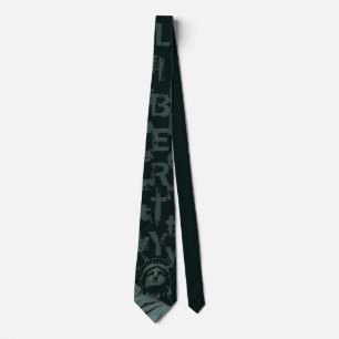 Frihetsgudinnan Tie NY City Souvenir Necktie Slips