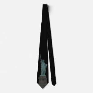 Frihetsgudinnan Tie NY City Souvenir Necktie Slips