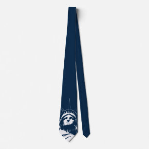 Frihetsgudinnan Tie NY City Souvenir Necktie Slips