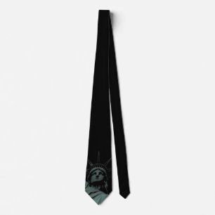 Frihetsgudinnan Tie NY City Souvenir Necktie Slips