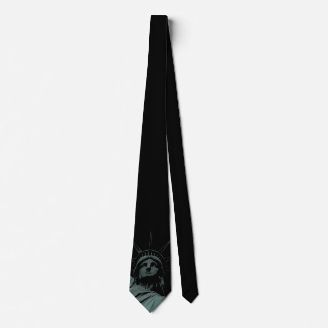 Frihetsgudinnan Tie NY City Souvenir Necktie Slips (Framsida)
