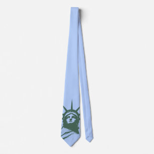 Frihetsgudinnan Tie NY City Souvenir Necktie Slips