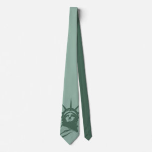 Frihetsgudinnan Tie NY City Souvenir Necktie Slips