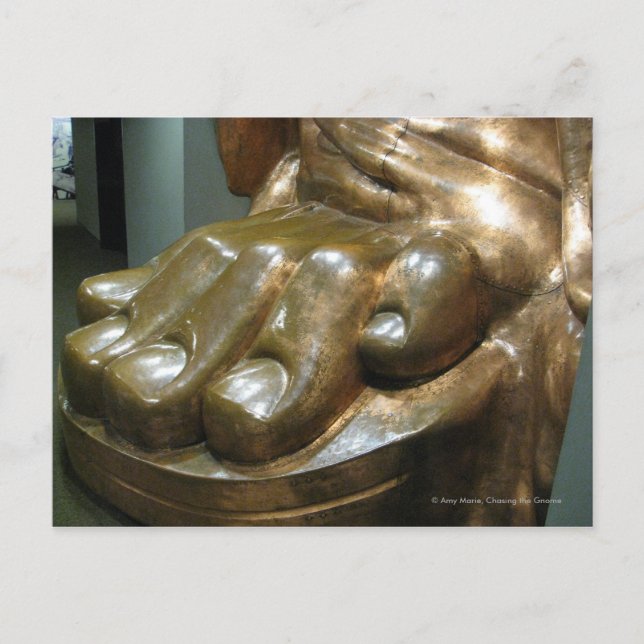 frihetsgudinnan Toes Vykort (Framsida)