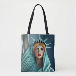 Frihetsgudinnan Tote Bag Tygkasse