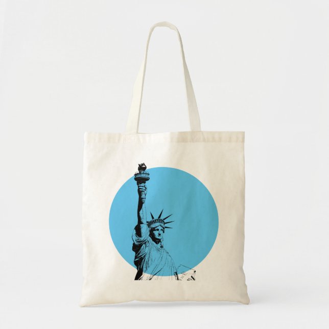Frihetsgudinnan Tote Bag Tygkasse (Framsidan)