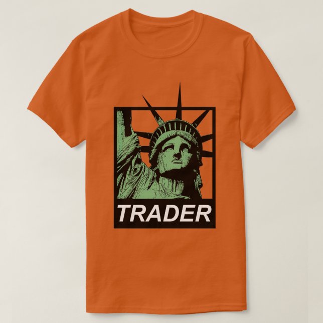 Frihetsgudinnan Trader T Shirt (Design framsida)