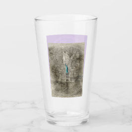 Frihetsgudinnan Travel Karta Pint Glass Tumbler Glaskopp