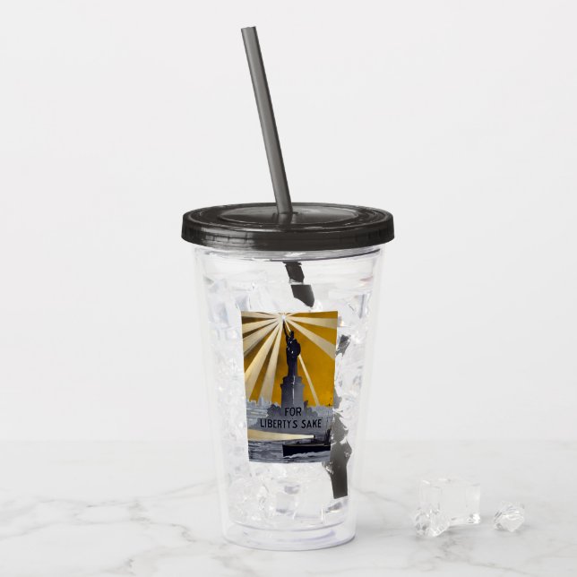 Frihetsgudinnan, USA:s flotta Skydda Amerika Take Away Mugg (Framsida Ice)