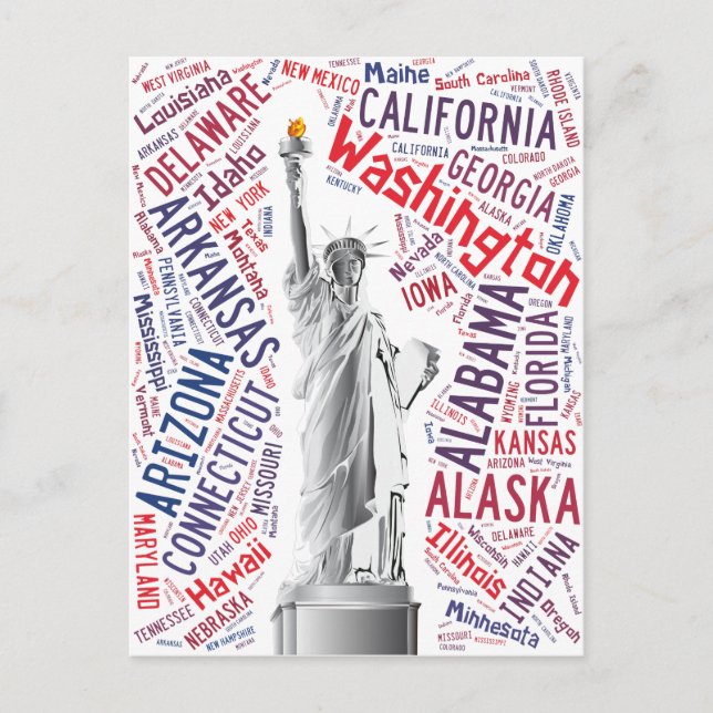 Frihetsgudinnan Vykort (Framsida)