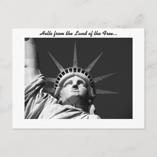 Frihetsgudinnan vykort (Framsida)