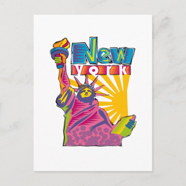 Frihetsgudinnan Vykort (Framsida)