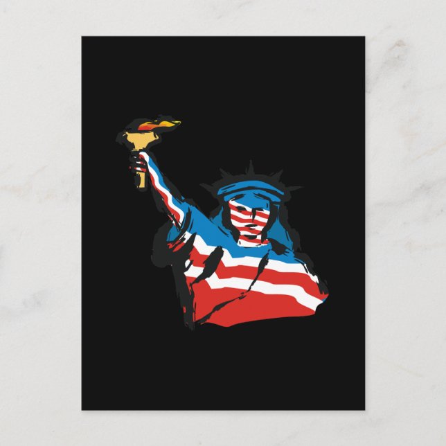 Frihetsgudinnan Vykort (Framsida)