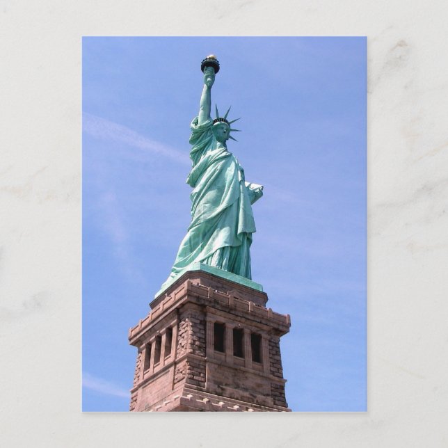 Frihetsgudinnan - vyvyvykort vykort (Framsida)