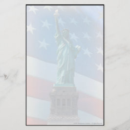 Frihetsgudinnananpassningsbarbrevpapper Brevpapper