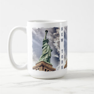 Frihetsgudinnananpassningsbarmuggar Kaffemugg