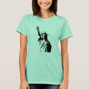 Frihetsgudinnanfredstecken T Shirt