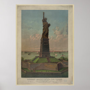Frihetsgudinnankonstverk Poster