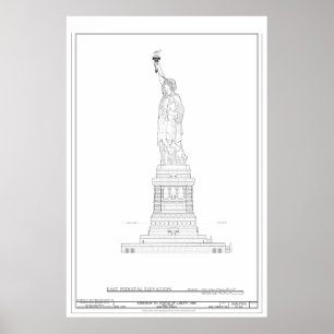 Frihetsgudinnanritning Poster