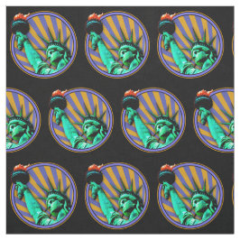 Frihetsgudinnans Emblem-design Tyg