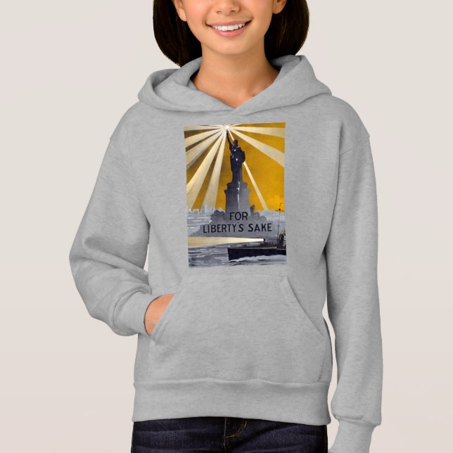 Frihetsgudinnans fackla & US Navy andra världskrig T Shirt (Framsida)