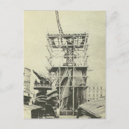 Frihetsgudinnans testbygge i Frankrike Vykort