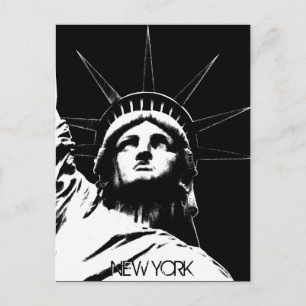 Frihetsgudinnans vykort Anpassat New York vykort