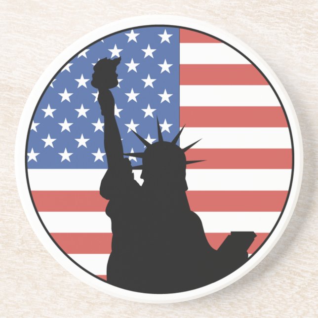 Frihetsgudinnansandstenkustfartyg Underlägg (Framsidan)