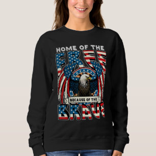 Frihetshem på grund av den Modiga 4 juli T Shirt