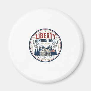 Frihetsjaktstuga Patriotisk Patriotisk Jakt Magnet