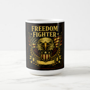 Frihetskämpe – Amerikansk Försvarares Stolthet Kaffemugg