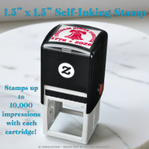 Frihetsklockan 1776–2026 Skola Trodat 4924 Gummi