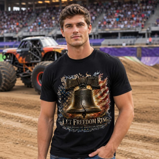 Frihetsklockan Amerika 250 År Frihet T Shirt (Skapare uppladdad)