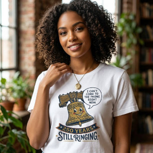 Frihetsklockans humor 250-årsjubileum t shirt