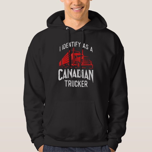 Frihetskonvoj 2022 identifierar jag som kanadensis hoodie (Framsida)