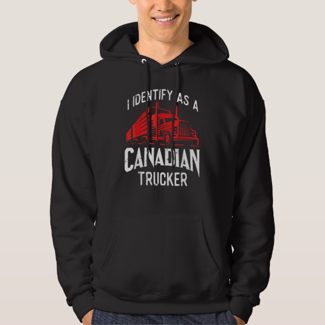 Frihetskonvoj 2022 identifierar jag som kanadensis hoodie (Framsida)