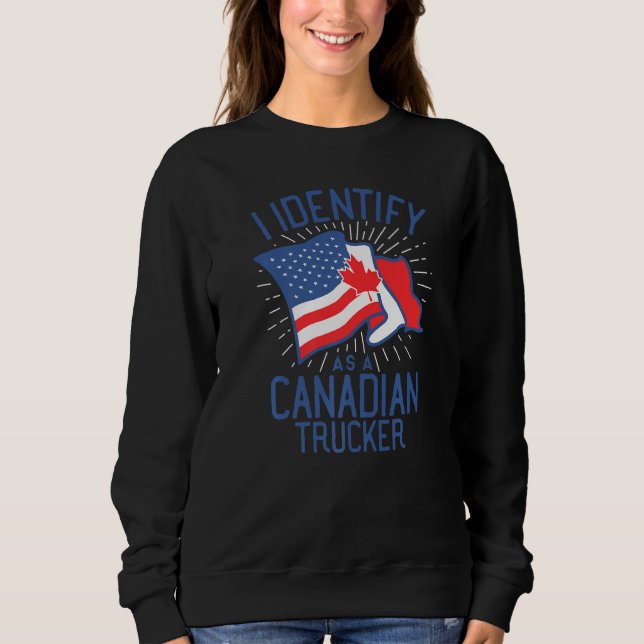Frihetskonvoj 2022 identifierar jag som kanadensis t shirt (Framsida)