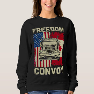Frihetskonvoj 2022 Stöd kanadensiska lastbilschauf T Shirt