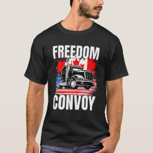 Frihetskonvoj 2022 till stöd för lastbilsförarnas t shirt